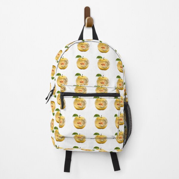 Item preview, Magical Golden Apple Aquarium with Goldfish – Fantasy Fruit Art designed and sold by Masora.studio.