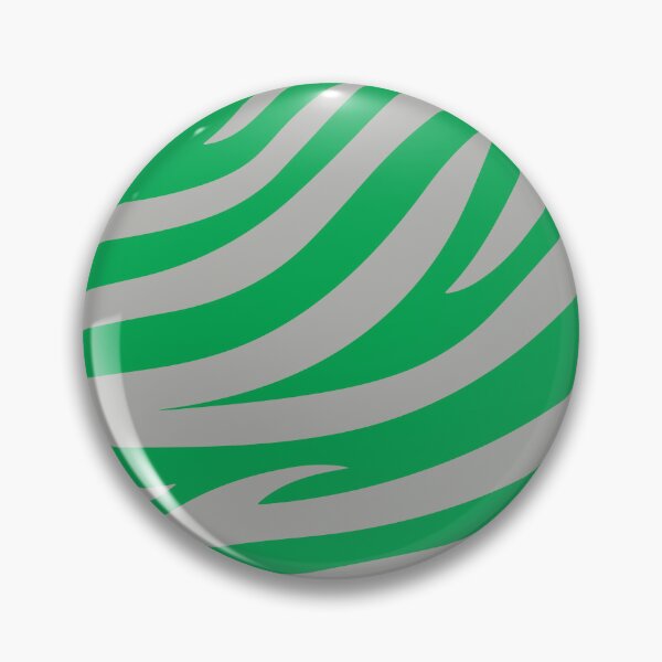 Item preview, Modern Graphic Zebra Print Pattern | Green & Gray designed and sold by Frohyou.