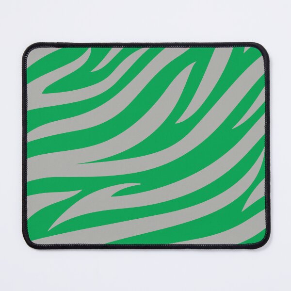 Item preview, Modern Graphic Zebra Print Pattern | Green & Gray designed and sold by Frohyou.