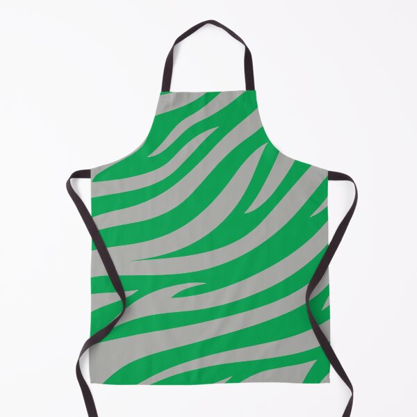 Item preview, Modern Graphic Zebra Print Pattern | Green & Gray designed and sold by Frohyou.