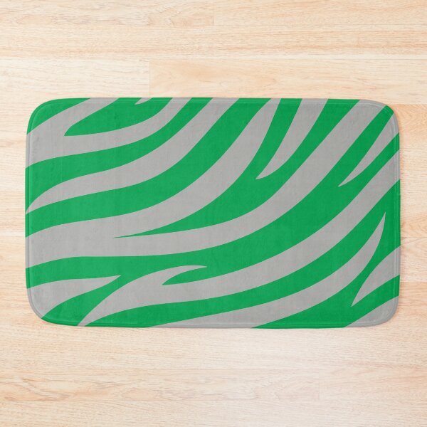 Item preview, Modern Graphic Zebra Print Pattern | Green & Gray designed and sold by Frohyou.