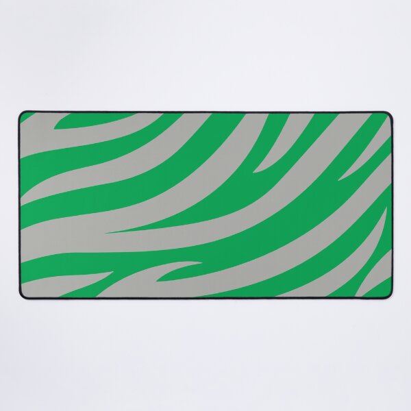 Item preview, Modern Graphic Zebra Print Pattern | Green & Gray designed and sold by Frohyou.