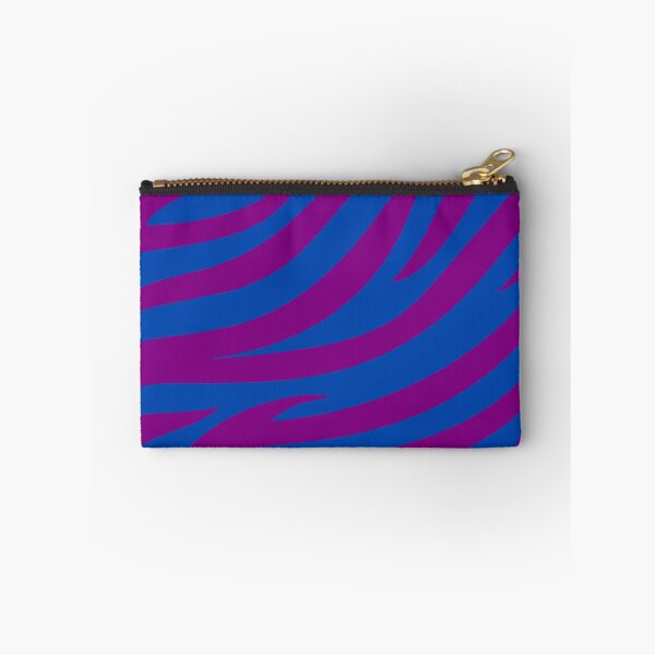 Item preview, Modern Graphic Zebra Print Pattern | Blue & Purple designed and sold by Frohyou.