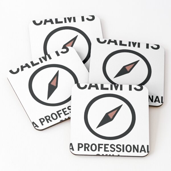 Item preview, Calm Is a Professional Skill v3 designed and sold by HBRTKLY.
