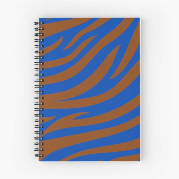 Item preview, Modern Graphic Zebra Print Pattern | Blue & Brown designed and sold by Frohyou.