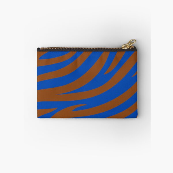 Item preview, Modern Graphic Zebra Print Pattern | Blue & Brown designed and sold by Frohyou.