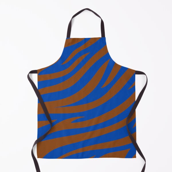 Item preview, Modern Graphic Zebra Print Pattern | Blue & Brown designed and sold by Frohyou.