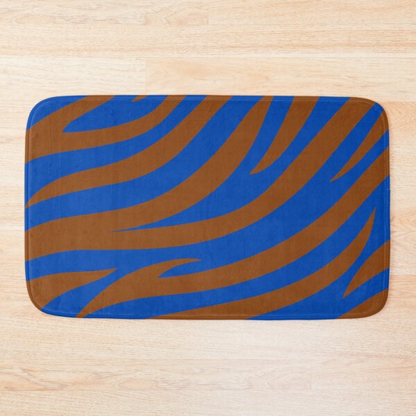 Item preview, Modern Graphic Zebra Print Pattern | Blue & Brown designed and sold by Frohyou.
