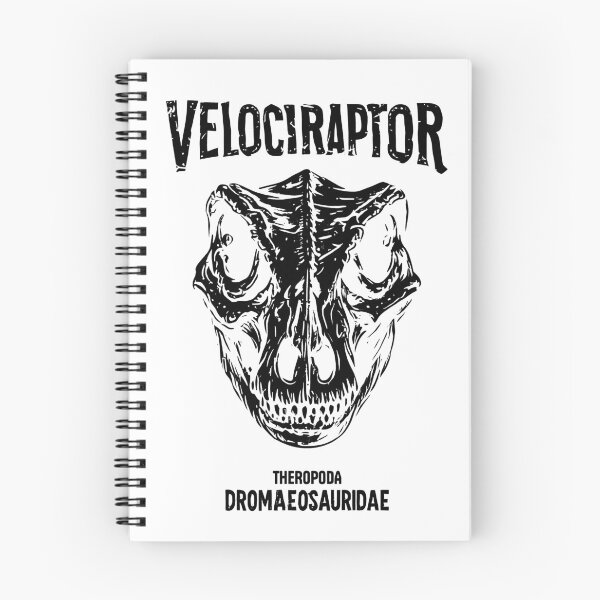 Item preview, Copy of Velociraptor Skull - Vintage Linocut Paleontology Raptor designed and sold by cyareq.