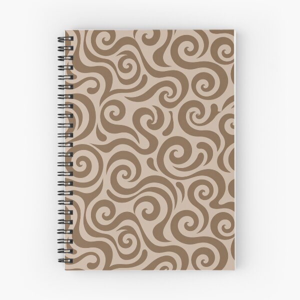Item preview, Brown swirl pattern designed and sold by RishabhArts1.