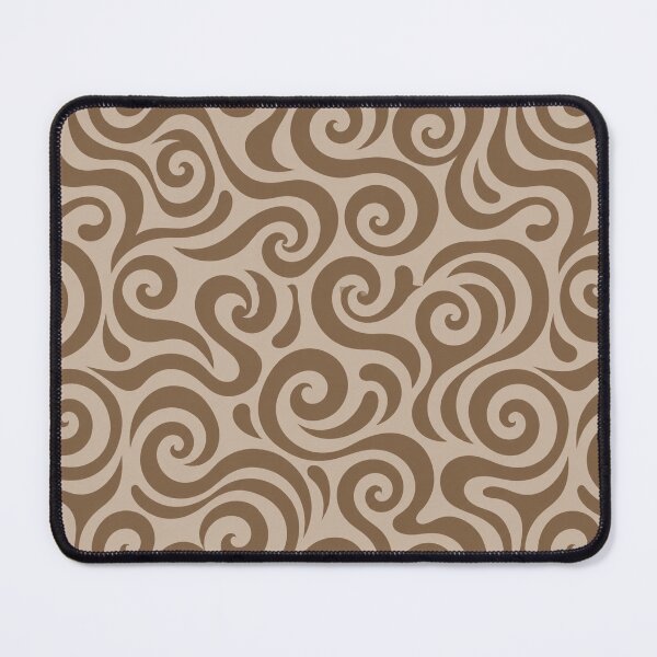 Item preview, Brown swirl pattern designed and sold by RishabhArts1.