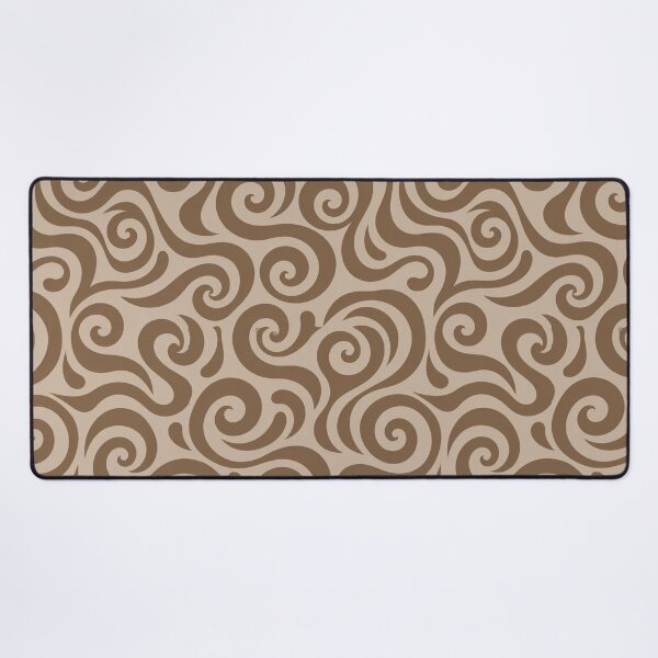Item preview, Brown swirl pattern designed and sold by RishabhArts1.