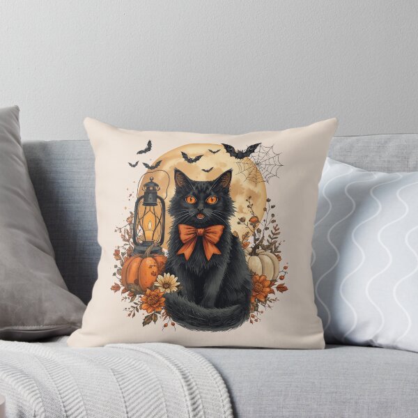 Item preview, SPOOKY BLACK CAT designed and sold by BKDIGITALSHOP.