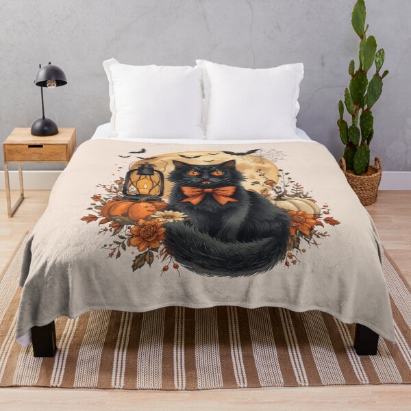 Item preview, SPOOKY BLACK CAT designed and sold by BKDIGITALSHOP.