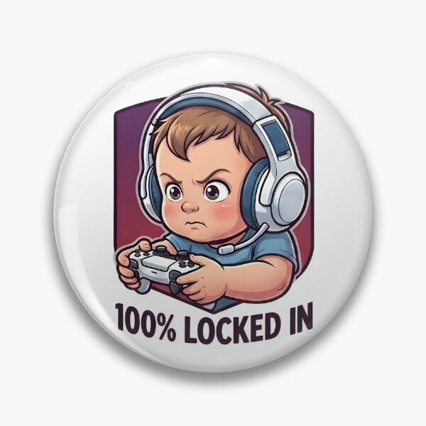 Item preview, Locked In Gamer Kid   designed and sold by AlfredR.