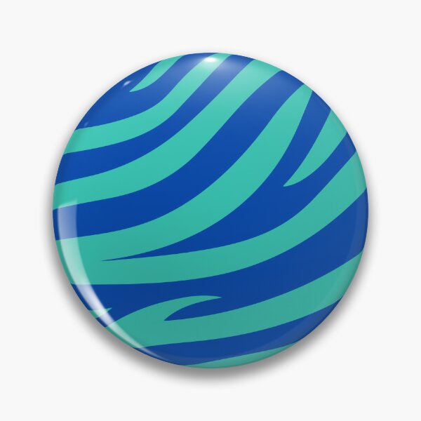 Item preview, Modern Graphic Zebra Print Pattern | Blue & Teal designed and sold by Frohyou.