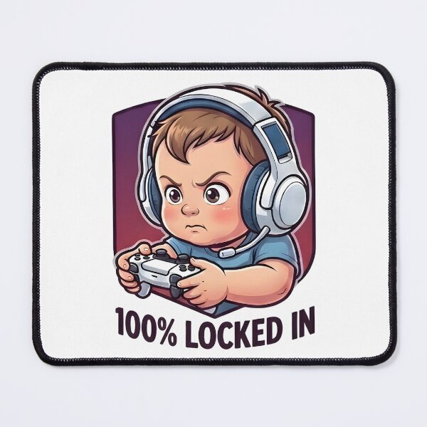 Item preview, Locked In Gamer Kid   designed and sold by AlfredR.