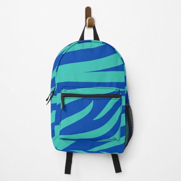 Item preview, Modern Graphic Zebra Print Pattern | Blue & Teal designed and sold by Frohyou.