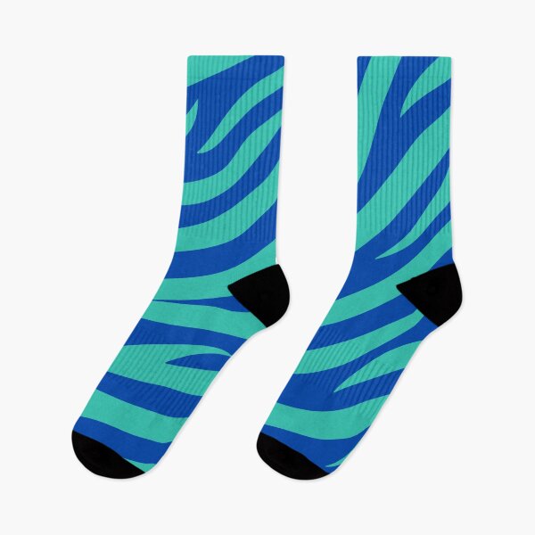 Item preview, Modern Graphic Zebra Print Pattern | Blue & Teal designed and sold by Frohyou.