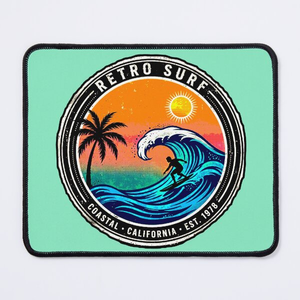 Item preview, Retro Surf | Circular Surfer Sunset Design designed and sold by AstronautMerch.