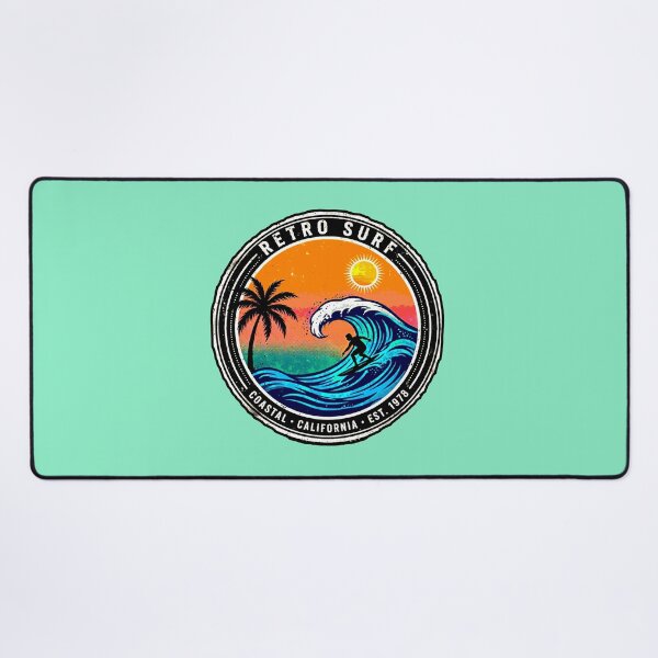 Item preview, Retro Surf | Circular Surfer Sunset Design designed and sold by AstronautMerch.