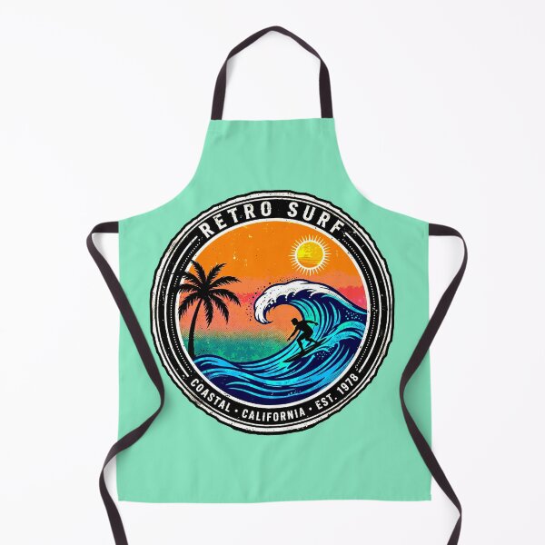 Item preview, Retro Surf | Circular Surfer Sunset Design designed and sold by AstronautMerch.