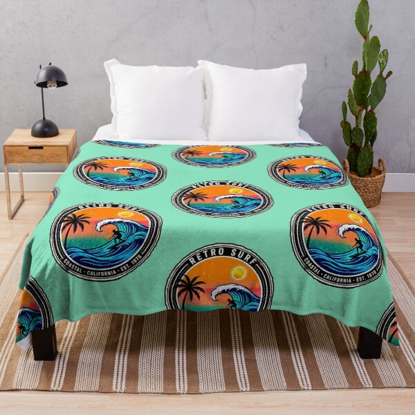 Item preview, Retro Surf | Circular Surfer Sunset Design designed and sold by AstronautMerch.