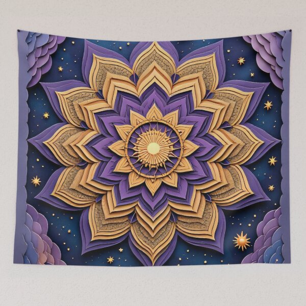 Item preview, The colorful mandala radiates radiant symbolic energy. designed and sold by Mianku | Für das Leben.