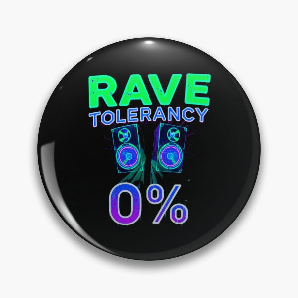 Item preview, RAVE TOLERANCE 0% - Underground Rave Design for Ravers and Festival designed and sold by Graphroad.