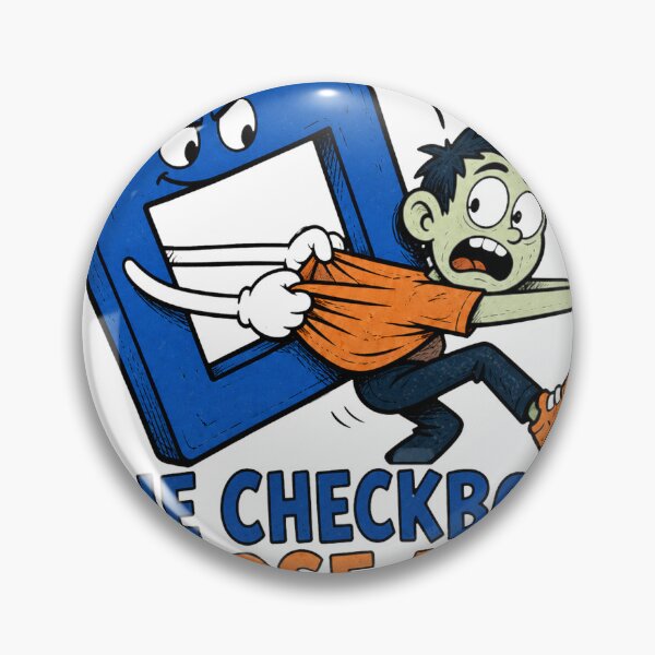 Item preview, Checkbox Sticker Funny Task List Character Humor designed and sold by AzottoShop.