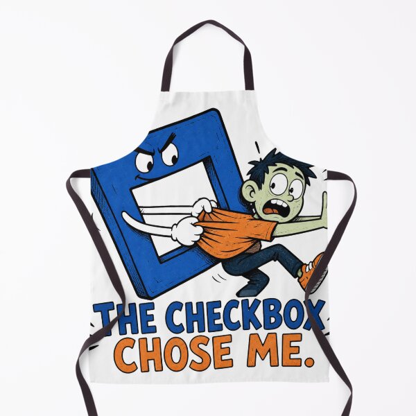 Item preview, Checkbox Sticker Funny Task List Character Humor designed and sold by AzottoShop.
