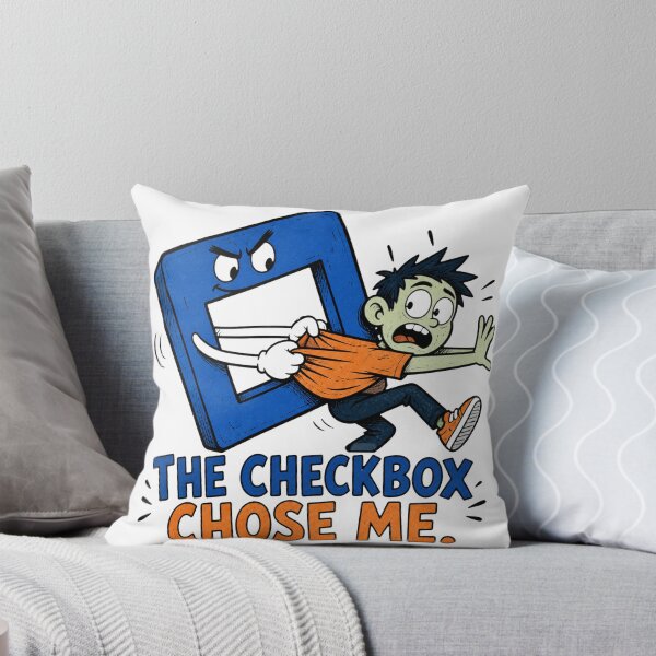 Item preview, Checkbox Sticker Funny Task List Character Humor designed and sold by AzottoShop.