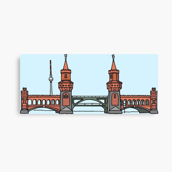 Artikel-Vorschau von Oberbaumbrücke in Berlin, designt und verkauft von Berlin-T-Shirt.