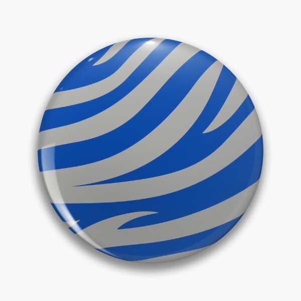 Item preview, Modern Graphic Zebra Print Pattern | Blue & Gray designed and sold by Frohyou.