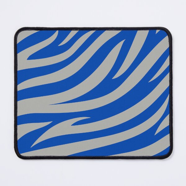 Item preview, Modern Graphic Zebra Print Pattern | Blue & Gray designed and sold by Frohyou.