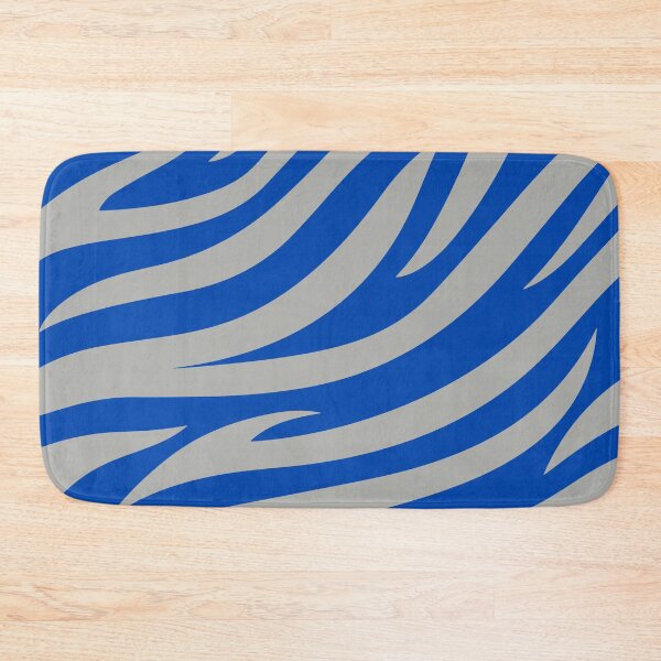 Item preview, Modern Graphic Zebra Print Pattern | Blue & Gray designed and sold by Frohyou.