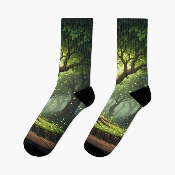 Item preview, A pixelated world treehouse with cozy seating. designed and sold by Mianku | Für das Leben.