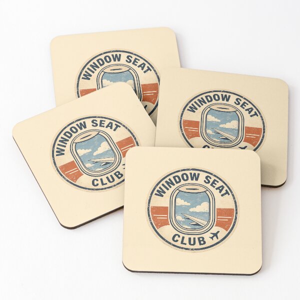 Item preview, Window Seat Club Funny Travel Aviation Official Logo #3 designed and sold by SalahBlt.