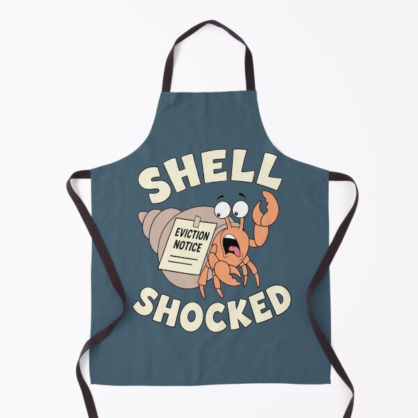 Item preview, Shell Shocked - Surprised Hermit Crab designed and sold by Regal Rev.