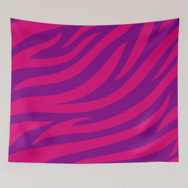 Item preview, Modern Graphic Zebra Print Pattern | Purple & Pink designed and sold by Frohyou.