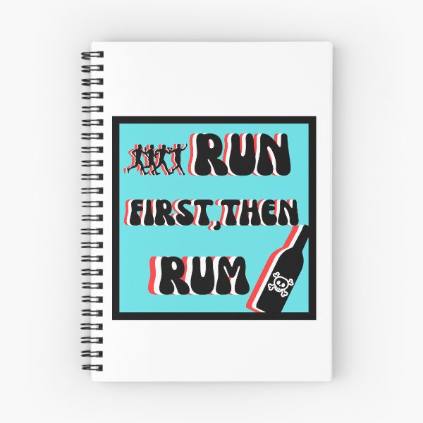 Item preview, Run first, then rum. designed and sold by SombreroDoodles.