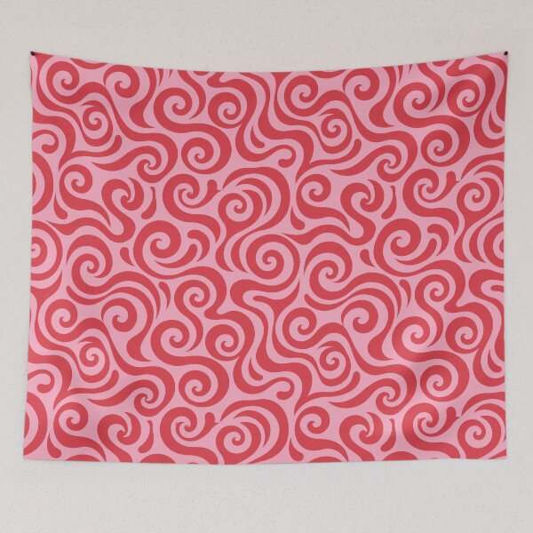Item preview, Red and pink swirl pattern designed and sold by RishabhArts1.