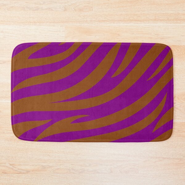 Item preview, Modern Graphic Zebra Print Pattern | Purple & Brown designed and sold by Frohyou.