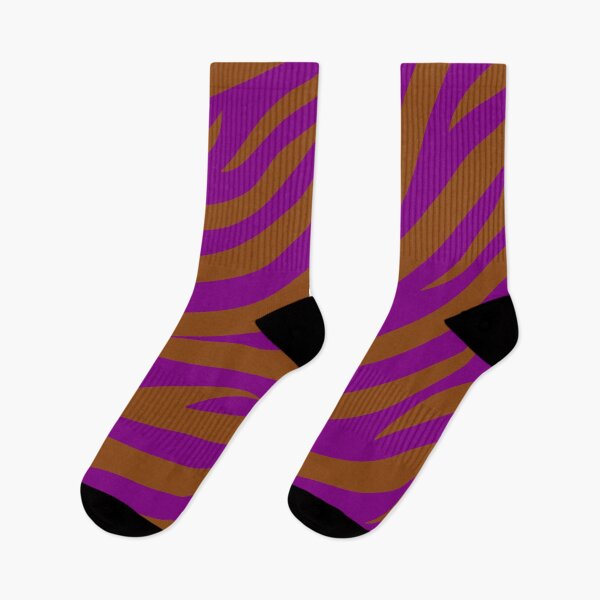 Item preview, Modern Graphic Zebra Print Pattern | Purple & Brown designed and sold by Frohyou.