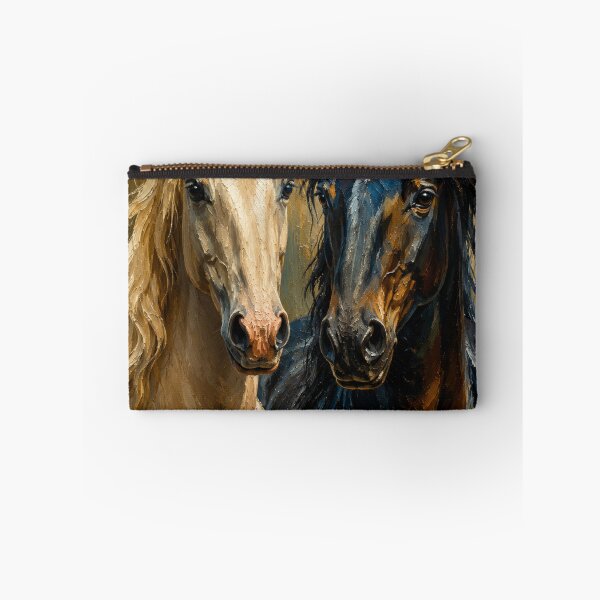 Item preview, Harmonious contrast of light and dark horses designed and sold by RawEdgeStudios.