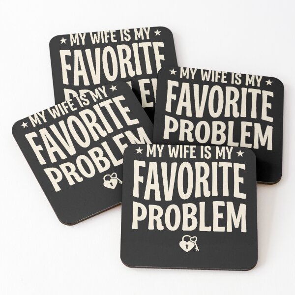Item preview, My Wife Is My Favorite Problem Shirt Funny Husband designed and sold by JamesCrArt.