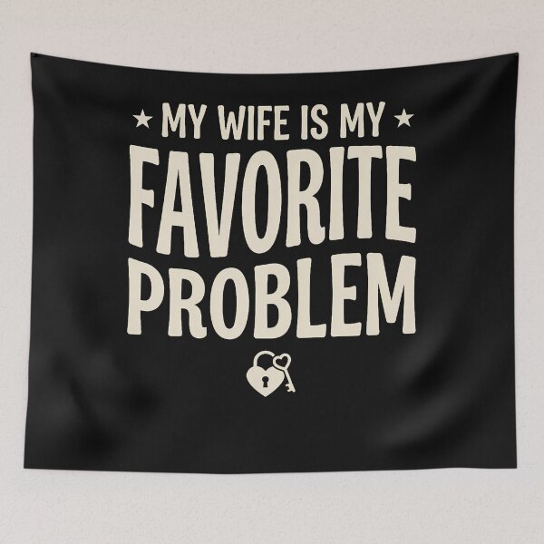 Item preview, My Wife Is My Favorite Problem Shirt Funny Husband designed and sold by JamesCrArt.