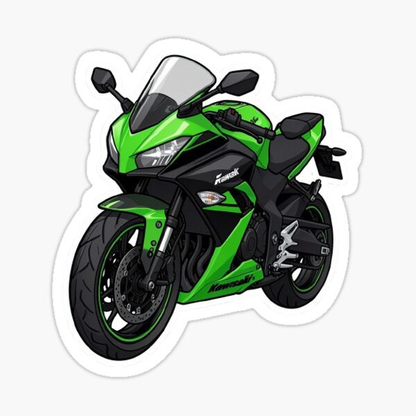 Item preview, Sport Motorbike 6 | Sticker designed and sold by Sibling Ink.