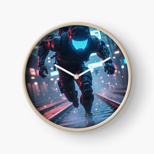 Item preview, An urban superhero hovers above train tracks. designed and sold by Mianku | Für das Leben.