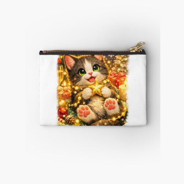 Item preview, Star Hug — Holiday Cat designed and sold by ANNART1602.